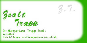 zsolt trapp business card
